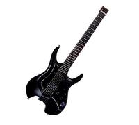 Guitarra Eléctrica sin Cabeza Guitarra Eléctrica Sin Cabeza Multifunción Portátil Con Pastilla De Acero Magnético (Color : 02)