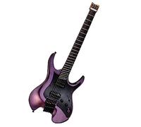Guitarra Eléctrica Sin Cabeza Multifunción Portátil Con Pastilla De Acero Magnético kit de guitarra eléctrica para adultos (Color : 06)