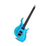 Guitarra Eléctrica Sin Cabeza Portátil Con Puente Agitador Doble Profesional Para Principiantes Con Pastilla Activa Principiantes Guitarra Eléctrica (Color : 03)