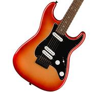 Guitarra eléctrica Squier by Fender Contemporary Stratocaster® Special HT, diapasón de laurel, golpeador negro, Sunset Metallic