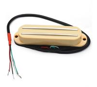 Guitarra Eléctrica ST De Seis Cuerdas Pastilla De Doble Bobina Alta Sensibilidad Bajo Nivel De Ruido Pastilla De Doble Pista Pequeña Varios Colores(Yellow)