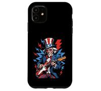 Guitarra Eléctrica Uncle Sam 4 de Julio Rock USA Carcasa para iPhone 11