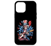 Guitarra Eléctrica Uncle Sam 4 de Julio Rock USA Carcasa para iPhone 12 Pro Max