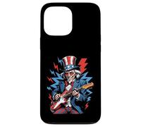 Guitarra Eléctrica Uncle Sam 4 de Julio Rock USA Carcasa para iPhone 13 Pro Max