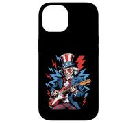 Guitarra Eléctrica Uncle Sam 4 de Julio Rock USA Carcasa para iPhone 14