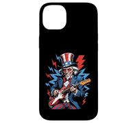 Guitarra Eléctrica Uncle Sam 4 de Julio Rock USA Carcasa para iPhone 14 Plus