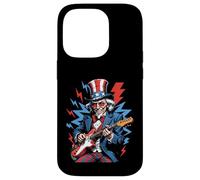 Guitarra Eléctrica Uncle Sam 4 de Julio Rock USA Carcasa para iPhone 14 Pro