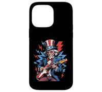 Guitarra Eléctrica Uncle Sam 4 de Julio Rock USA Carcasa para iPhone 14 Pro Max