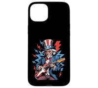 Guitarra Eléctrica Uncle Sam 4 de Julio Rock USA Carcasa para iPhone 15 Plus