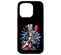 Guitarra Eléctrica Uncle Sam 4 de Julio Rock USA Carcasa para iPhone 15 Pro