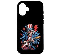 Guitarra Eléctrica Uncle Sam 4 de Julio Rock USA Carcasa para iPhone 16
