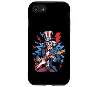 Guitarra Eléctrica Uncle Sam 4 de Julio Rock USA Carcasa para iPhone SE (2020) / 7 / 8