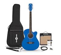 Guitarra Electroacústica con Cutaway Azul, Ampli de 15 W y Accesorios