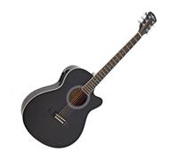 Guitarra Electroacústica con Cutaway Gear4music, Negro