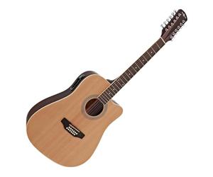 Guitarra Electroacústica Dreadnought de 12 Cuerdas de Gear4music