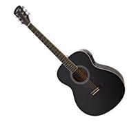 Guitarra Electroacústica Zurda de Estudiante Gear4music, Negro