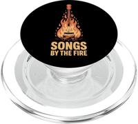 Guitarra en fogata Canciones by The Fire Fire Guitarra acústica PopSockets PopGrip para MagSafe