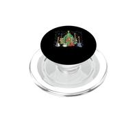 Guitarra Feliz Navidad Divertida Amante De La Música Navidad PopSockets PopGrip para MagSafe