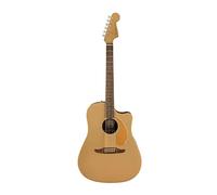 Guitarra Fender | Detalles clave: guitarra acústica de bronce satinado, diapasón de nogal