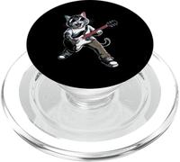 Guitarra Gato Música Vintage Guitarrista Gatito PopSockets PopGrip para MagSafe