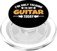 Guitarra I'M Only Talking To My Guitar Today PopSockets PopGrip para MagSafe