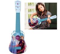 Guitarra Infantil Reina de las Nieves 53cm Azul 6 Cuerdas Disney Frozen