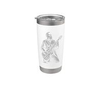 Guitarra James A Garfield Vaso térmico de acero inoxidable de doble pared