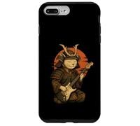 Guitarra Japonesa Samurai Cat Rock Cat Warrior Guitar Carcasa para iPhone 7 Plus/8 Plus