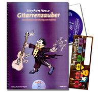Guitarra mágica de banda 1 - Escuela de Stephan Hesse para niños a partir de 5 años (Principio de las Pequeñas Aprendizaje Pasos) con CD y Dunlop Púa Set - También como regalo Idea es esta de tarjeta