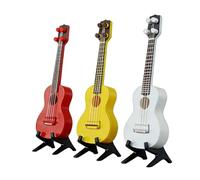 Guitarra Miniatura - 3 Piezas Instrumento Musical De Cuerda | Miniatura De Guitarra con Impresión 3D | para Estante, Escritorio, Dormitorio, Aficionados A La Música, Adolescentes Y