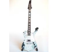 Guitarra miniatura estilo Ibanez cracked mirror - Paul Stanley - KISS