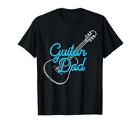 Guitarra Papá Script Music Lover Padre Divertido Simple Guitarra Camiseta