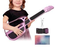 Guitarra para,Guitarra Inteligente sin Cuerdas Eléctrica y Plegable | Instrumento Musical Educativo Inteligente para Principiantes Jóvenes Juego de Grupo Fiesta Familiar Actividades Escolares