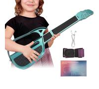 Guitarra para niños | Guitarra inteligente sin cuerdas, instrumento musical plegable para principiantes, cumpleaños, hogar, viajes, música, educación, grupo, juego, aula, actividades, fiesta familiar