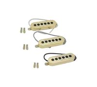 Guitarra Pickups 1 Juego De Pastillas SSS Single Coil Alnico V Cromadas Doradas Para Guitarra Eléctrica(Gold)
