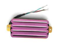 Guitarra Pickups Pastilla Humbucker De Cuatro Bobinas Tipo Pista De Alto Rendimiento Para Guitarra Eléctrica Hot Rail 2-Dual Blade(Purple)