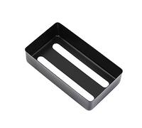 Guitarra Puente Pickup Covers, Latón Cerrado Guitarra Humbucker Puente para Guitarra Eléctrica(Negro)