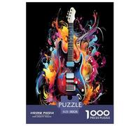 Guitarra Puzzle Imposible,desafío for Adults Entretenimiento Creativo 1000 Piezas Obra De Arte De Juego De para Adultos Y Niños A Partir De 12 Años 38x26cm/1000pcs