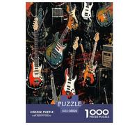 Guitarra Puzzle Imposible,desafío for Adults Juego EduGatoivo 1000 Piezas Obra De Arte De Juego De para Adultos Y Niños Mayores De 12 Años 38x26cm/1000pcs