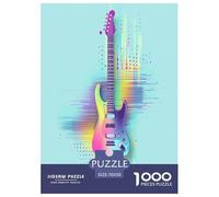 Guitarra Puzzles Imposible,desafío for Adults Juego EduGatoivo 1000 Piezas Obra De Arte De Juego De para Adultos Y Niños 70x50cm/1000pcs