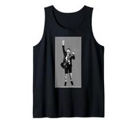 Guitarra Rock AC DC Schoolboy Pose Thunder Stage Camiseta sin Mangas