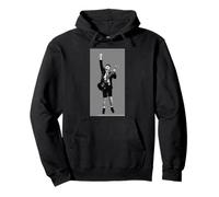 Guitarra Rock AC DC Schoolboy Pose Thunder Stage Sudadera con Capucha