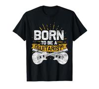 Guitarra Rock Música Rockero Nacido Para Ser Guitarrista Camiseta