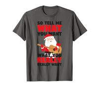 Guitarra Santa Dime Lo Que Quieres Divertido Navidad Camiseta