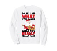Guitarra Santa Dime Lo Que Quieres Divertido Navidad Sudadera