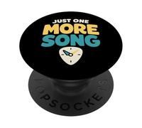 Guitarra Tiempo Perdido Pista del Tiempo Guitarrista Humor Flow Música PopSockets PopGrip Adhesivo