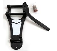 Guitarra Tremolo Vibrato Bridge Tailpiece compatible con Bigsby B700 Style para guitarra eléctrica Gibson ES-335 y Les Paul Style Archtop (Negro-A)