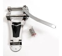 Guitarra Tremolo Vibrato Bridge Tailpiece compatible con Bigsby B700 Style para guitarra eléctrica Gibson ES-335 y Les Paul Style Archtop (cromo)