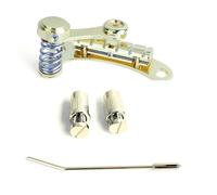 Guitarra Vibrato Tailpiece Tremolo, Unidad de trémolo de cuerpo plano superior Puente vibrato for LP for guitarras eléctricas SG Oro