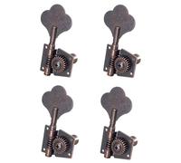 Guitarra Vintage, bajo abierto, clavijas de afinación, clavijas de máquina, sintonizador 4R for bajo de 4 cuerdas, bronce rojo
